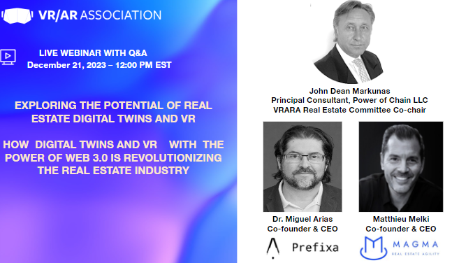 EXPLORING THE POTENTIAL OF REAL ESTATE DIGITAL TWINS AND VR
