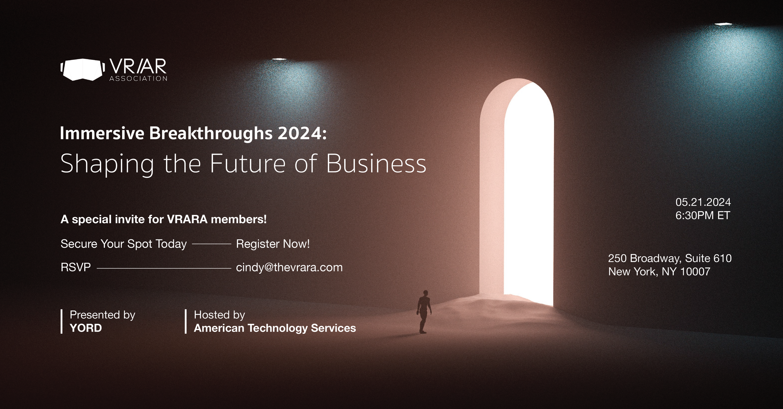 Immersive Breakthroughs: Shaping the Future of Business (NYC Chapter Event)