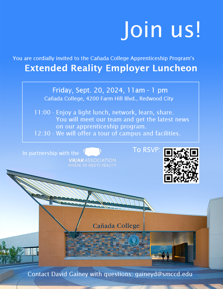 Extended Reality Apprenticeship Program Luncheon