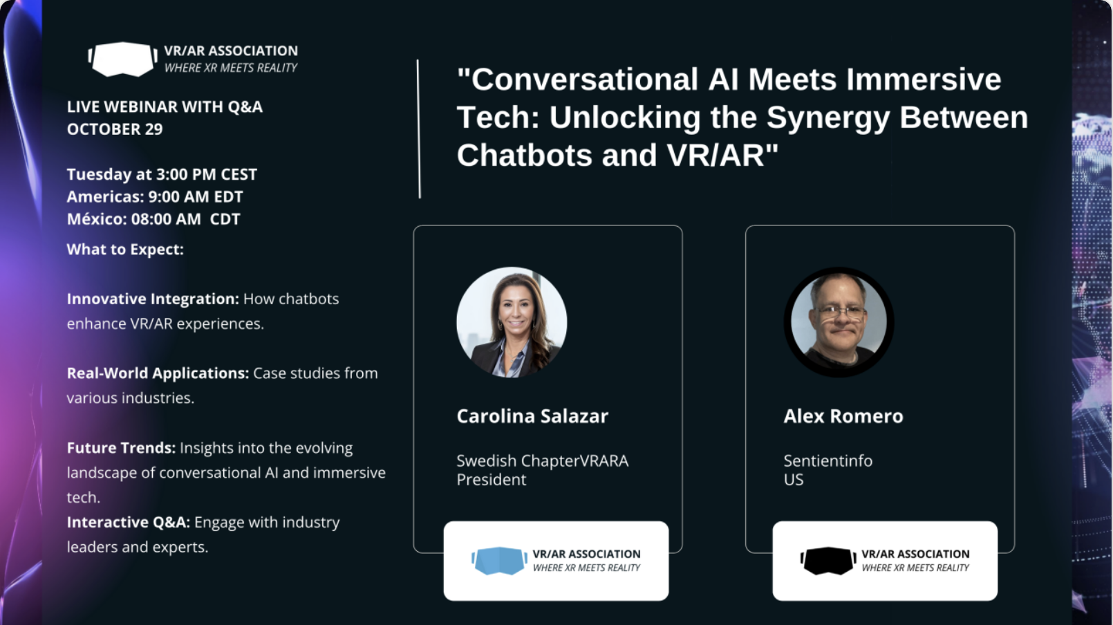 Conversational AI Meets Immersive Tech: Unlocking the Synergy Between Chat Event by VR/ AR Association Sweden