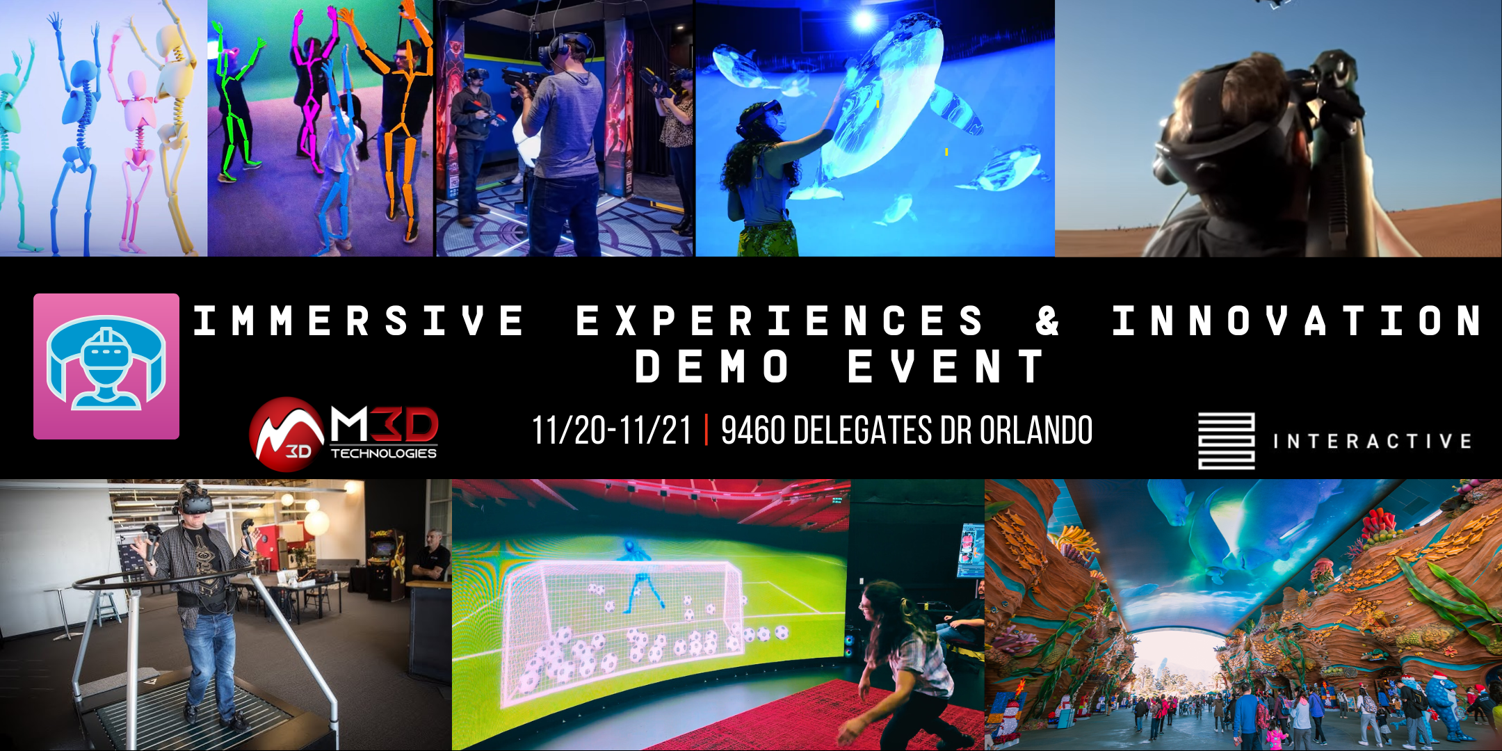 VRARA Member M3D Technologies Presents Immersive Experiences &amp; Innovation Demo Event During IAAPA in Orlando