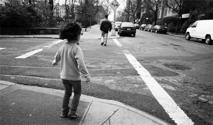 Street SmartThey say every parent has a recurring fear.  Not just the running-out-of-wine type of fear, but one about a particular way their child can get hurt.  For me, it’s getting hit by a car. 