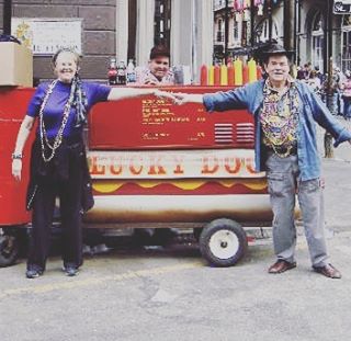 We love sharing @luckydogsnola memories! Remember to tag us! ❤️🌭❤️🌭❤️🌭! #Nola #neworleans #frenchquarter #tradition #neworleanstradition #food #foodcart #confederacyofdunces #luckydognola #foodie #hotdog #hotdogs