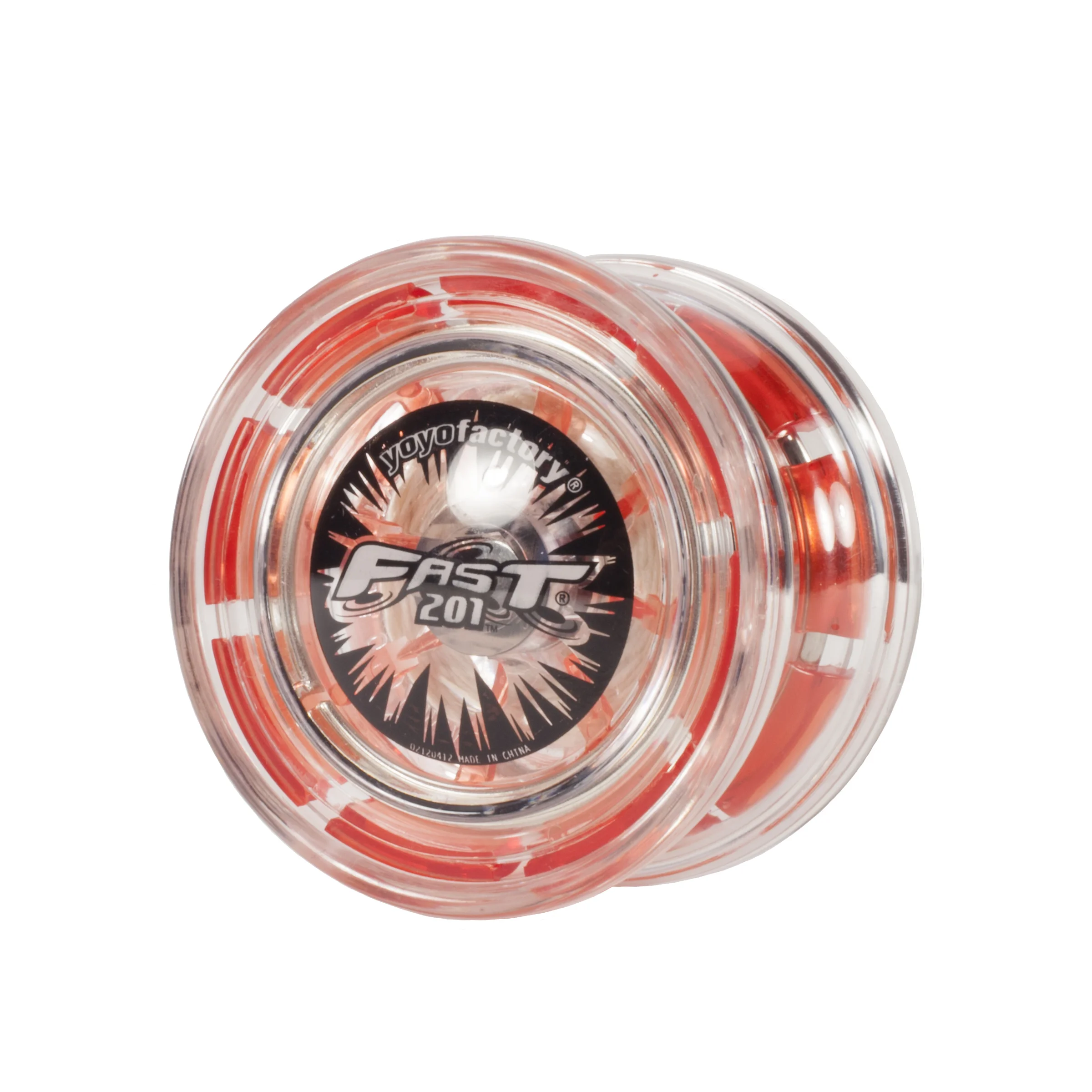 FAST 201 UPC: 689076181129 Part #: 18112 F.A.S.T. stands for Fully Active Starburst Technology ® , which is the patented technology that makes the F.A.S.T.® 201 so amazing. When you throw a F.A.S.T.® 201, you notice that it’s easy to throw, it spins fast, and it returns to your hand with ease. With three levels of adjustable response, you can tune your 201 for beginner to intermediate tricks. The F.A.S.T.® 201 is virtually maintenance free and perfect for anyone trying to master classic yoyo tricks!