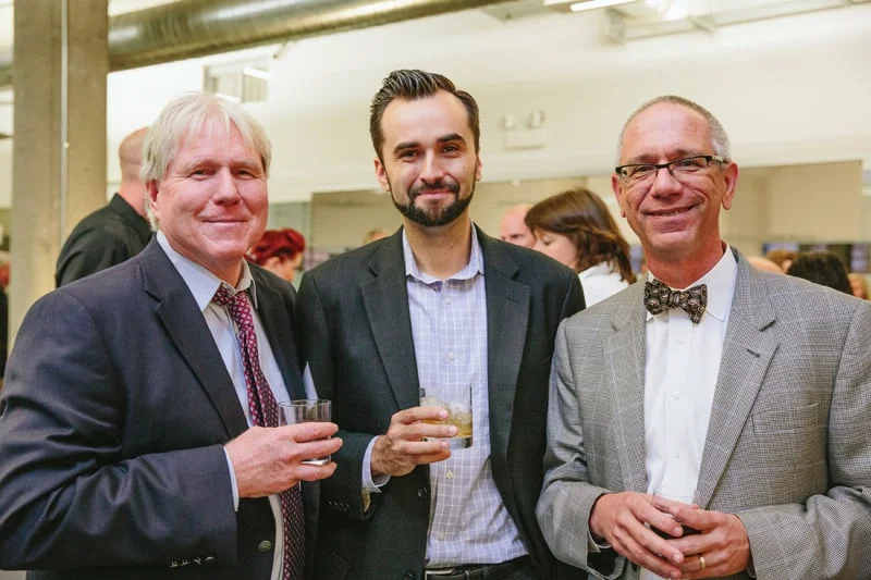 TWI's Senior Ecologist Gary Sullivan (far left) with Maciek Redlinski and Dave Urban, two longtime TWI "family members."