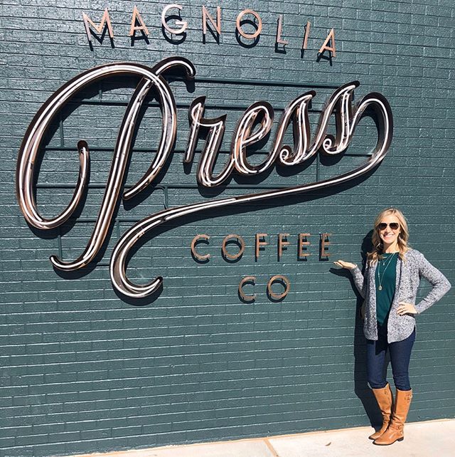 Happy Saturday, friends!  I hope it&rsquo;s been a great day!  My sweet mama and I took our yearly fall road trip to Waco today and tried out @magnoliapress, had lunch at @magnoliatable, and of course we always have to visit the Silos, which were bea