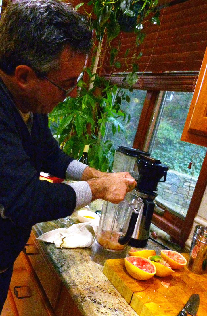 JC squeezing up some citrus goodness