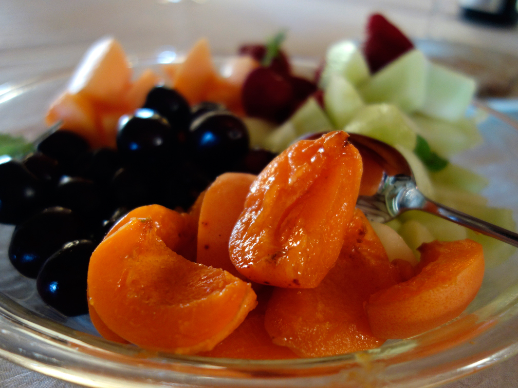Seriously the most tender, flavorful apricots I have ever eaten