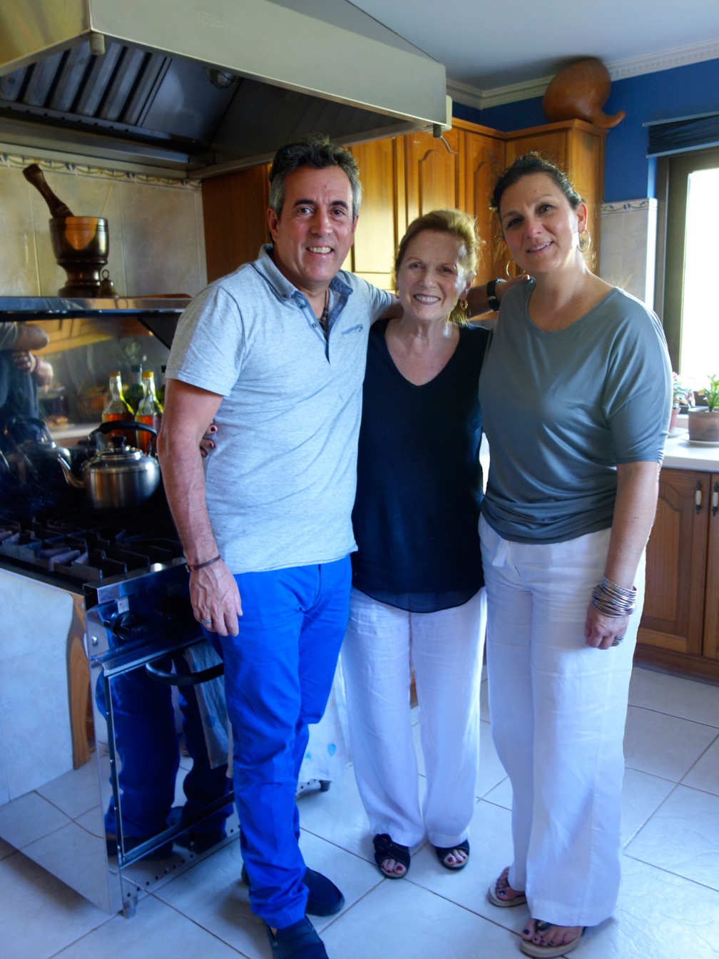 Juan Carlos, Teresa and me
