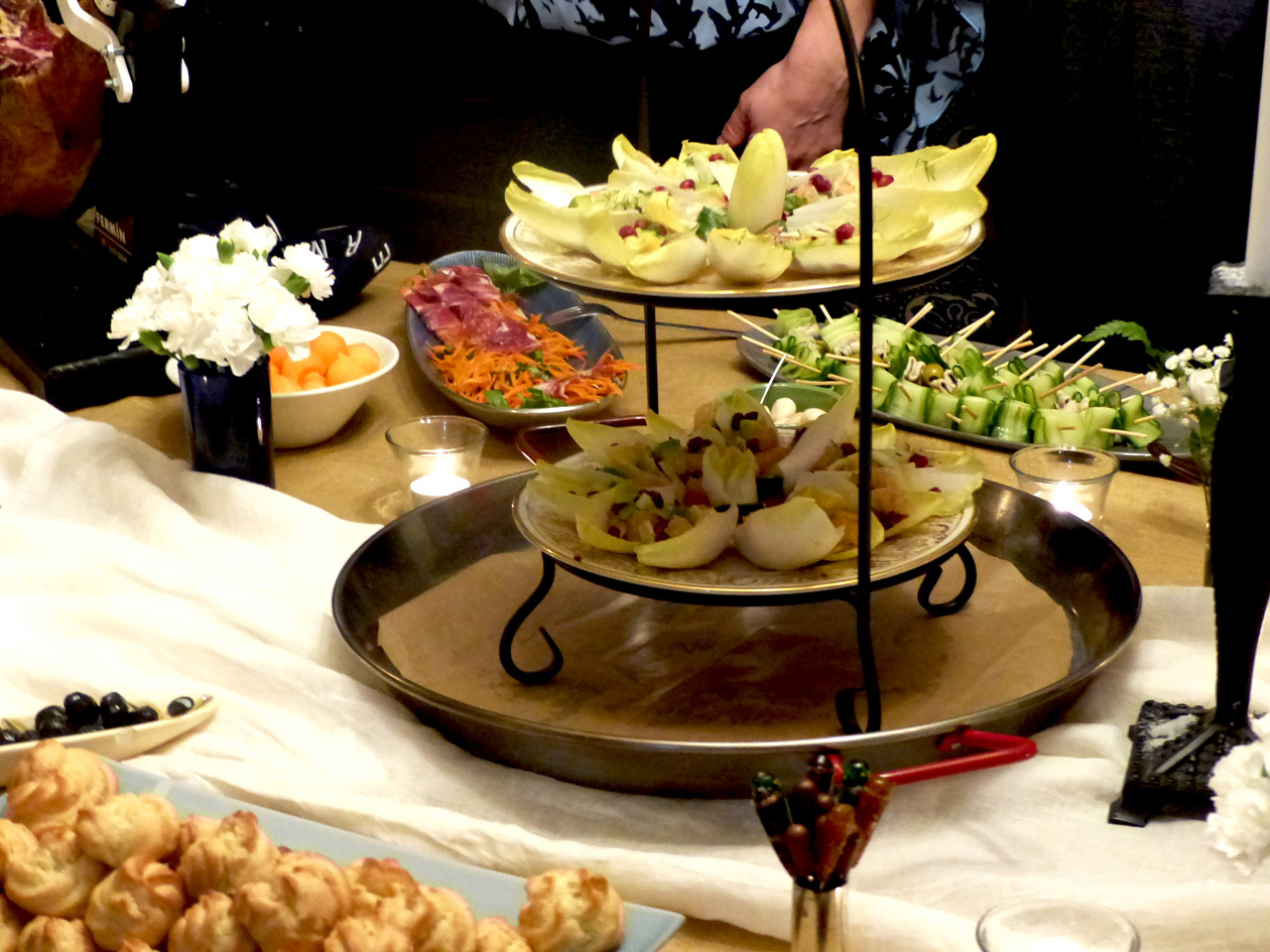 How it appeared on the party table