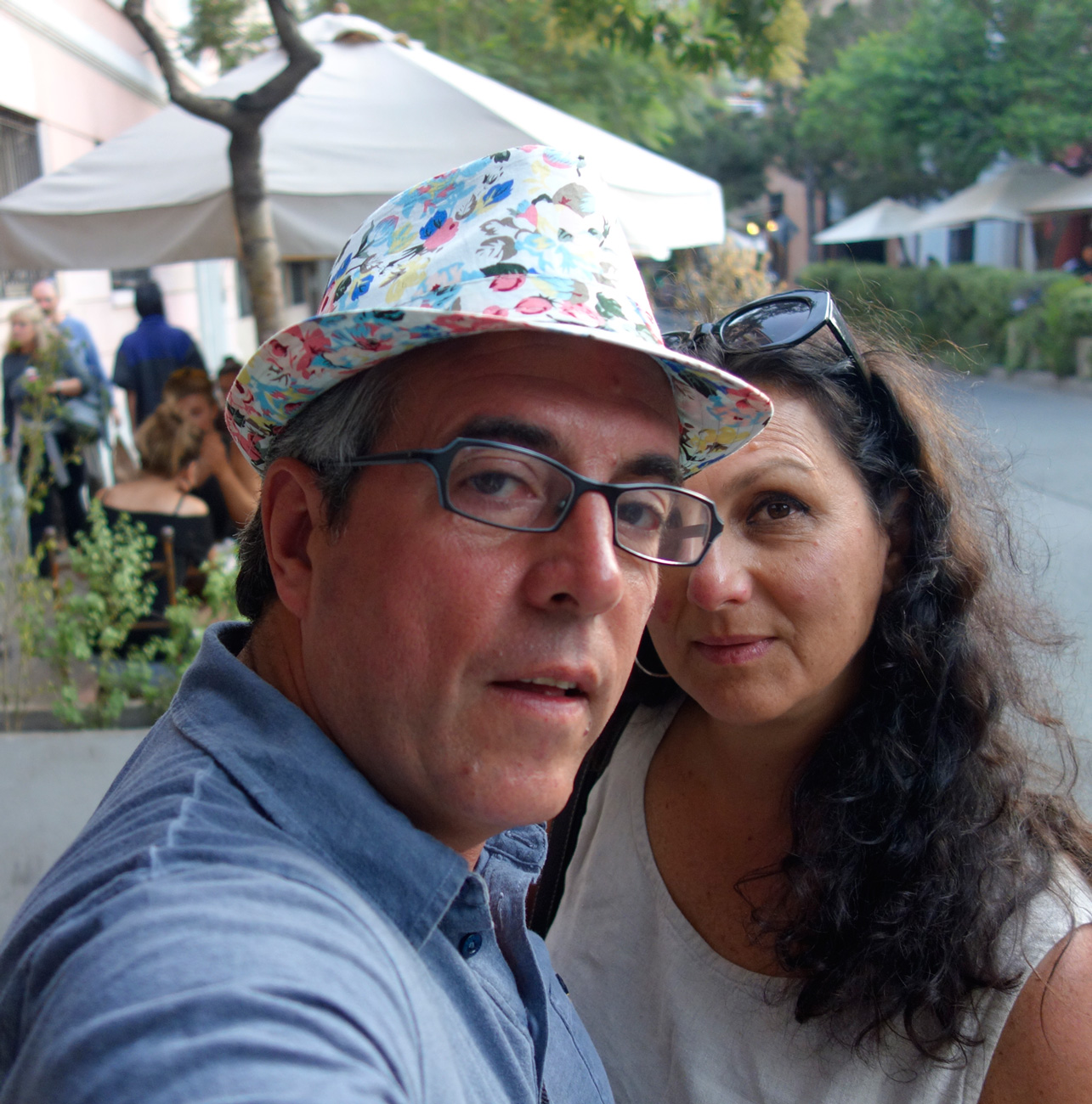 My handsome, supportive and loving husband, JuanCarlos... and me.