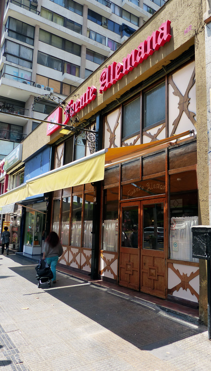 The famed locale has a German style feel.