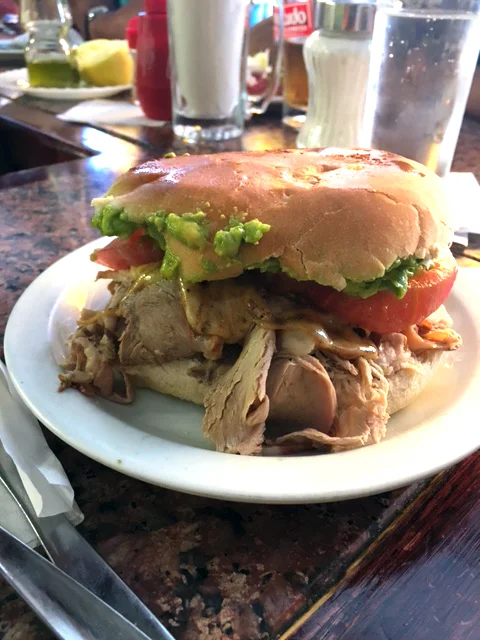 Our sandwich without the mayo.