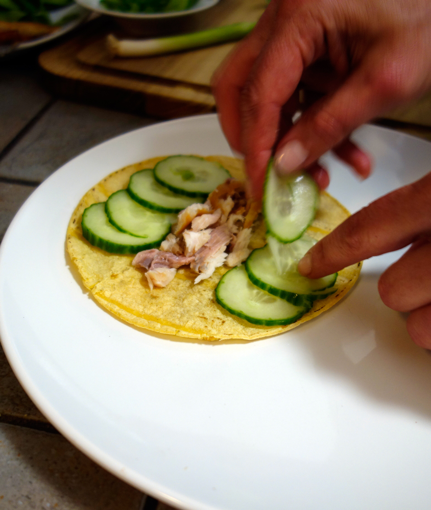 Start layering your ingredients