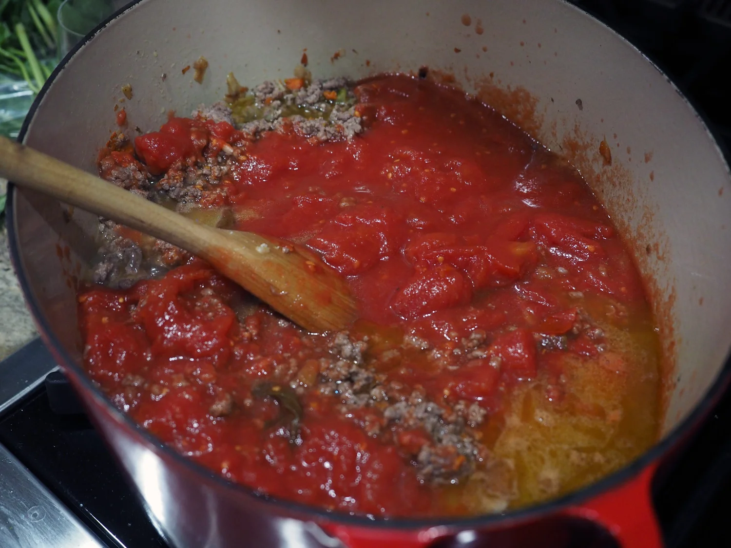 meat with tomatoes