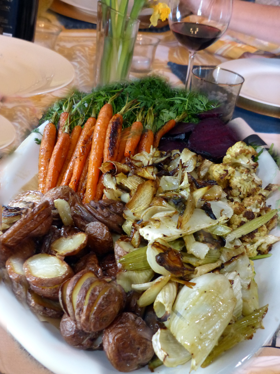 A Feast of roasted vegetables.