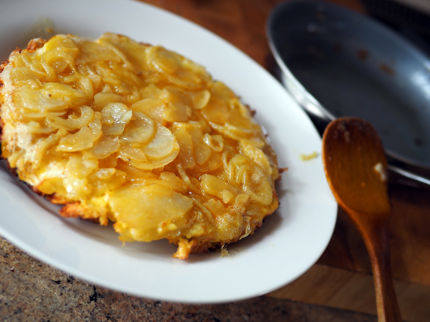 Slide it onto a plate.