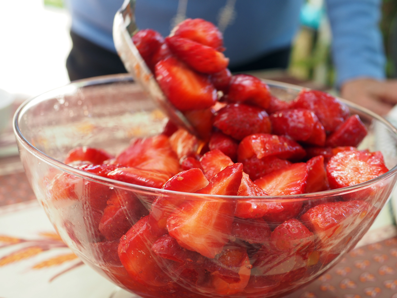 I kid you not, these strawberries' flavor were as bright as their glorious color.