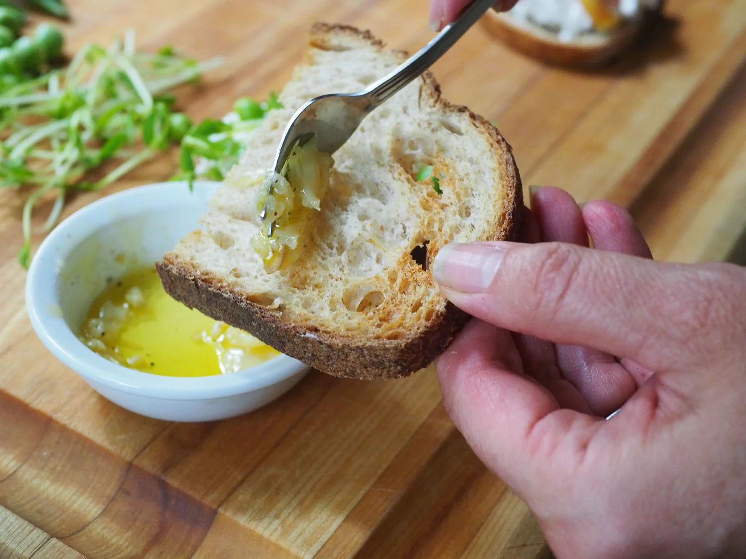 Spread as much or as little, but spread this golden goodness.