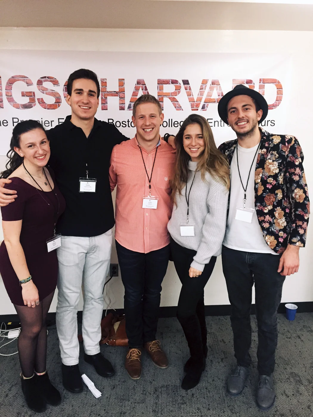 John, on the right with colleagues meeting entrepreneurs and industry shakers.