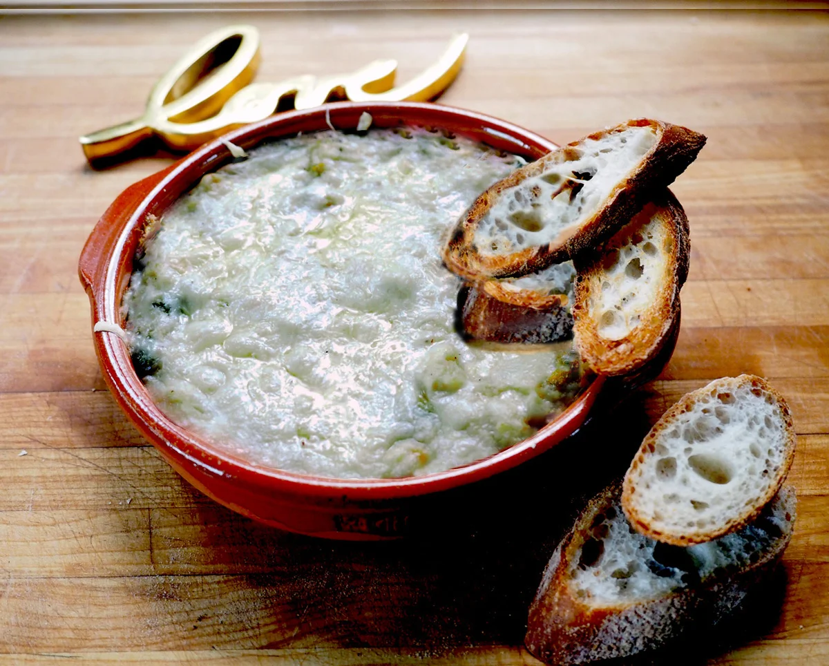 Creamy, steamy, cheesy and delicious cauliflower dip
