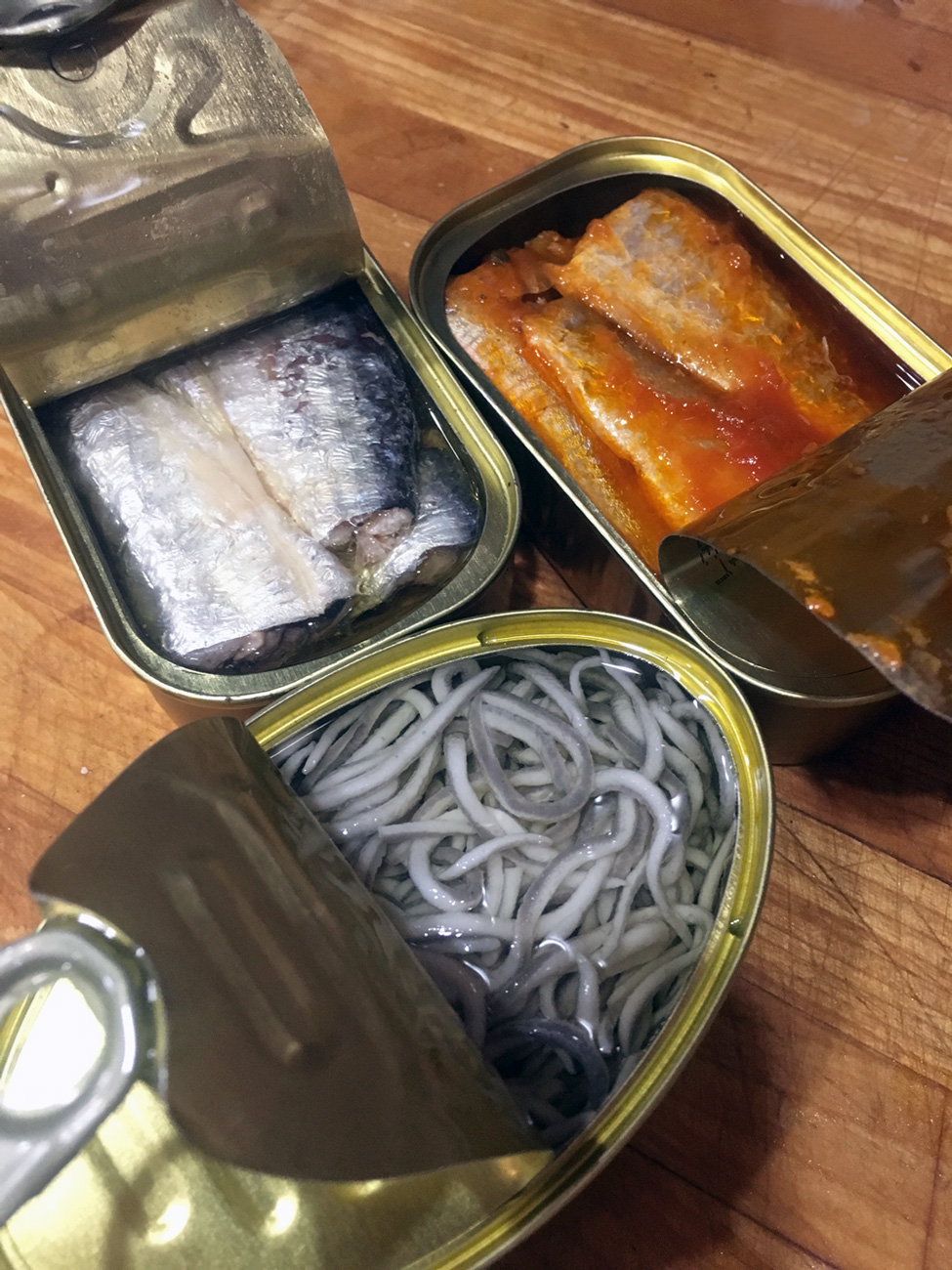 These Spanish fishes are canned at peak freshness and are absolutely delicious. Despaña carries them both in their stores and website.