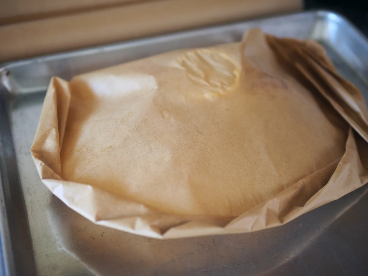 Simply fold the edges around to create the pocket.