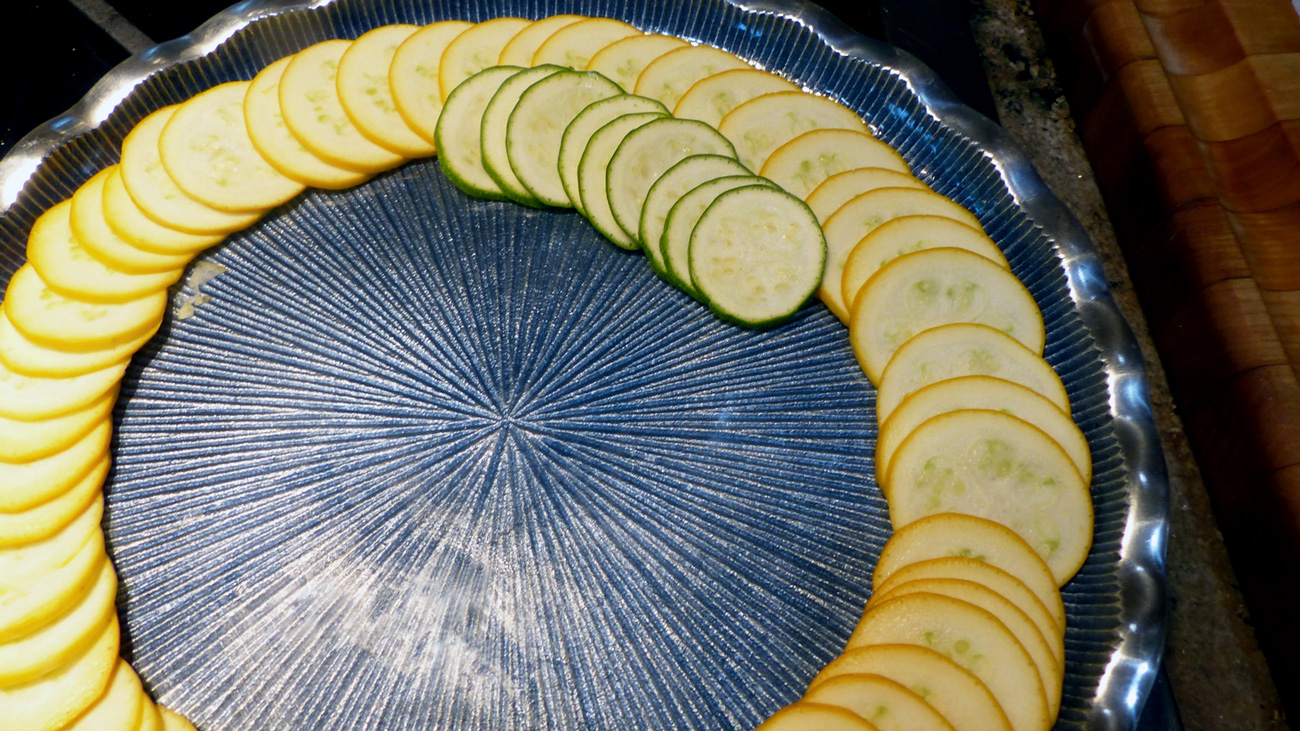 Round and round we go. Layer anyway you like. I like circles.