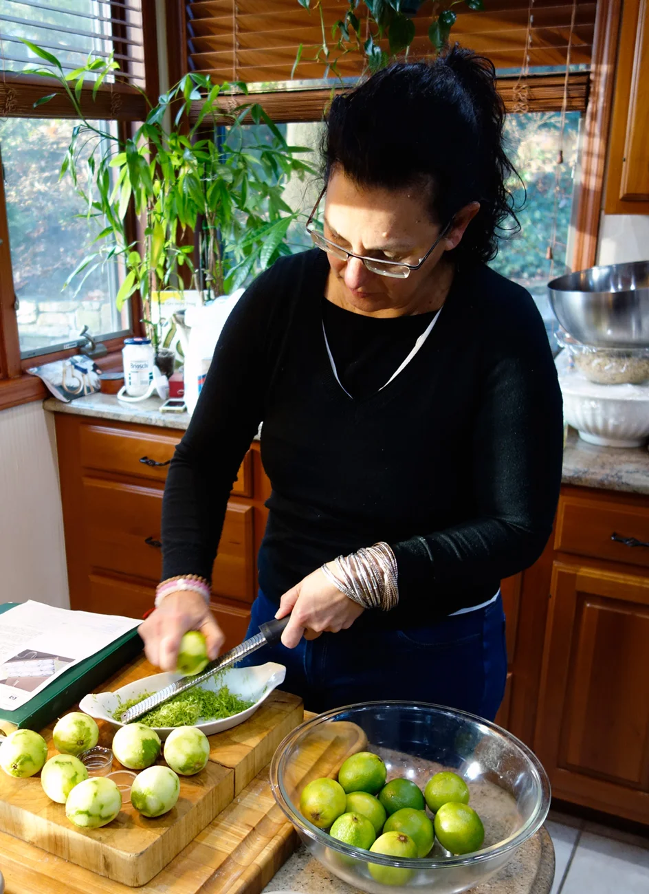 You won't need this many limes unless you are baking for an army. I make 6x the recipe during the holidays to give to my family and friends. Photo credit: asithappens.format.com