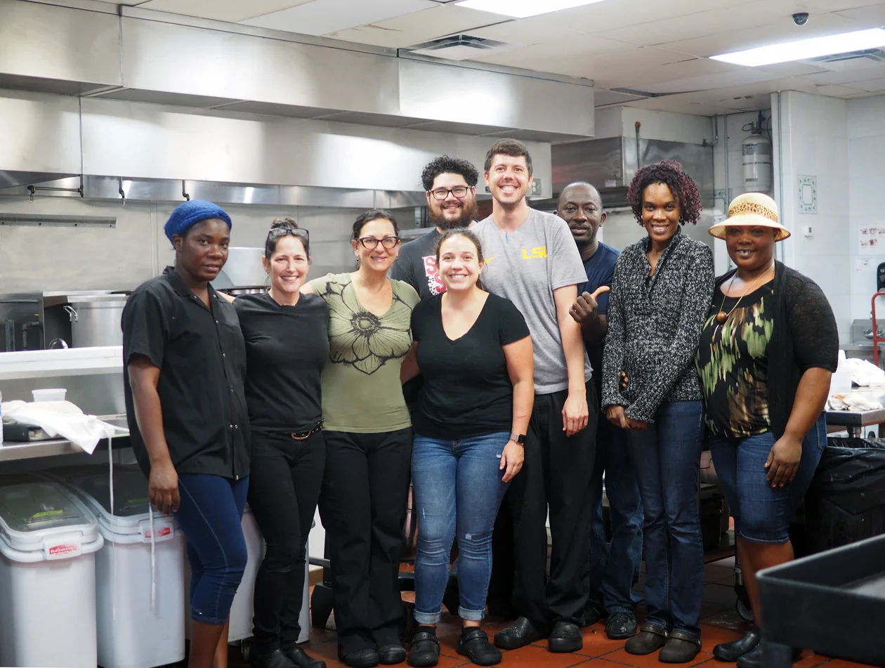 The kitchen team