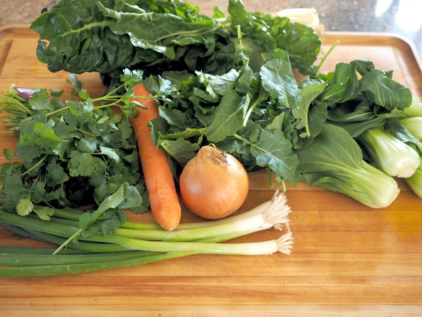 A bounty of greens
