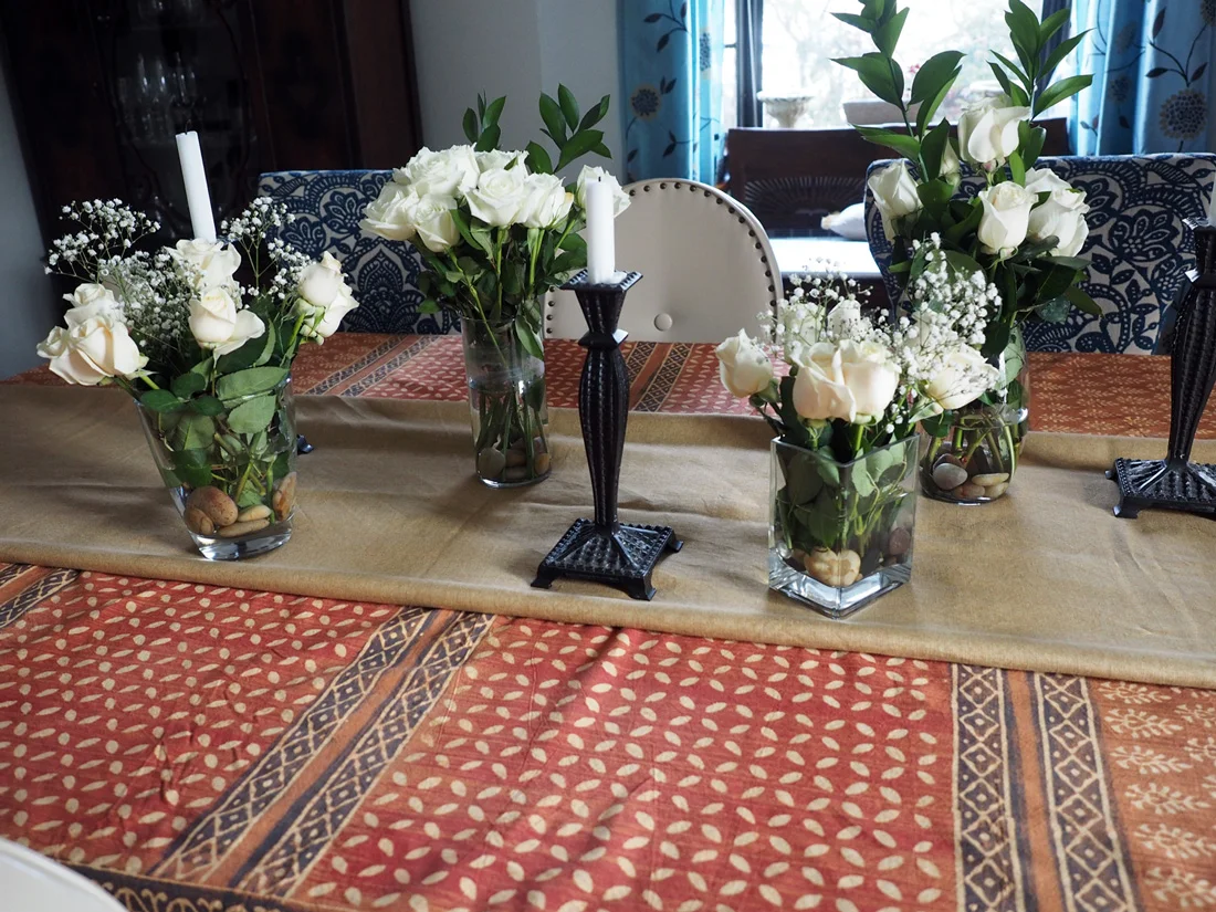 Without even realizing it, I noticed that the candle sticks also fall in step with an Africa vibe.