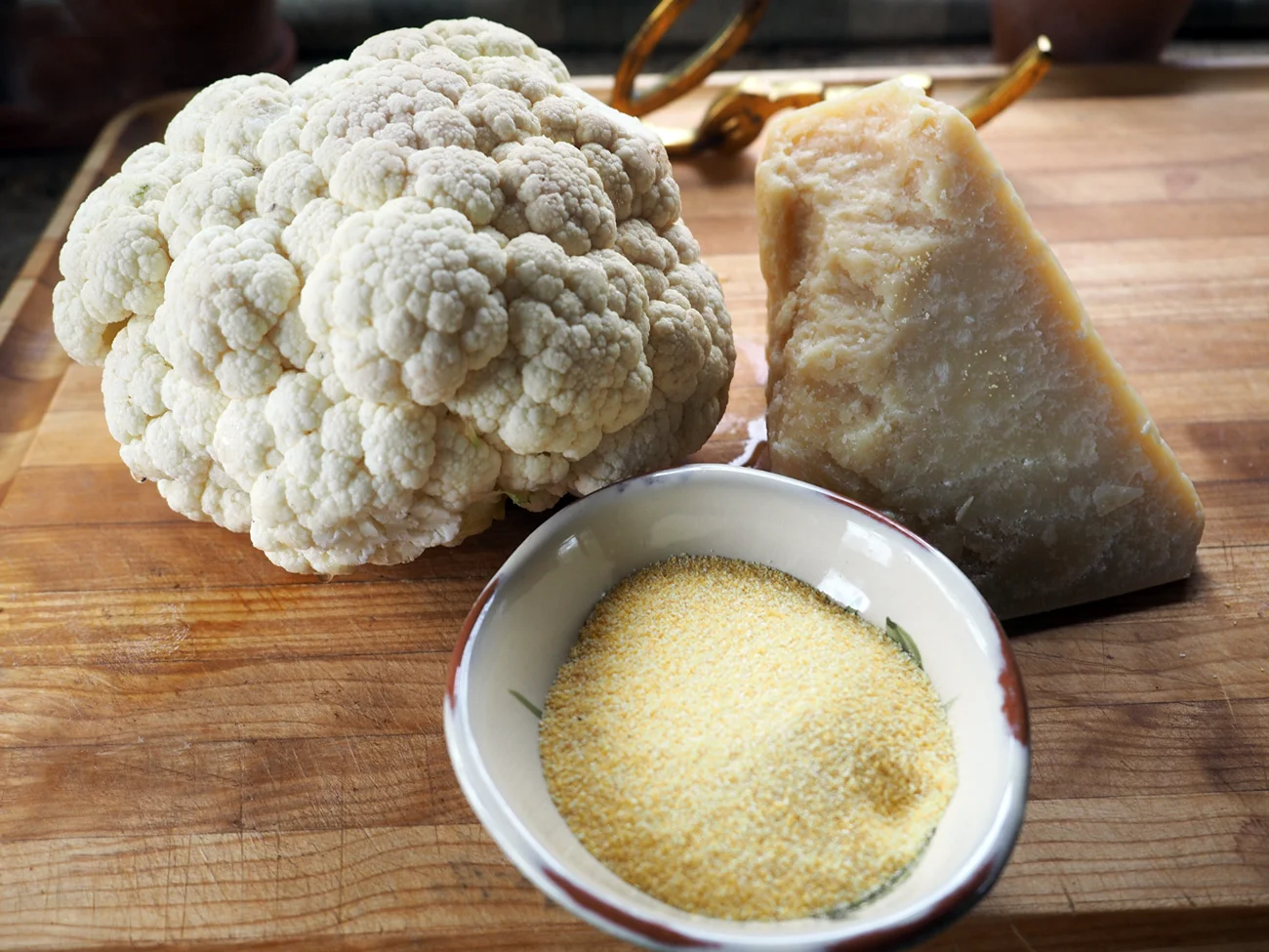 All this white will turn a beautiful golden brown.