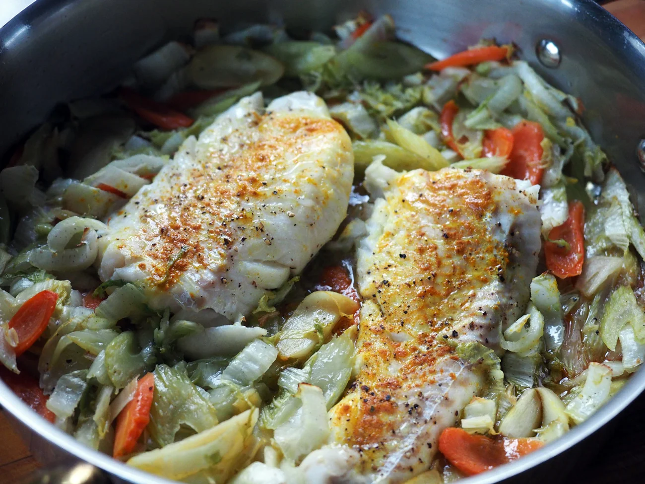 A one pot full of flavors that subtly meld together.
