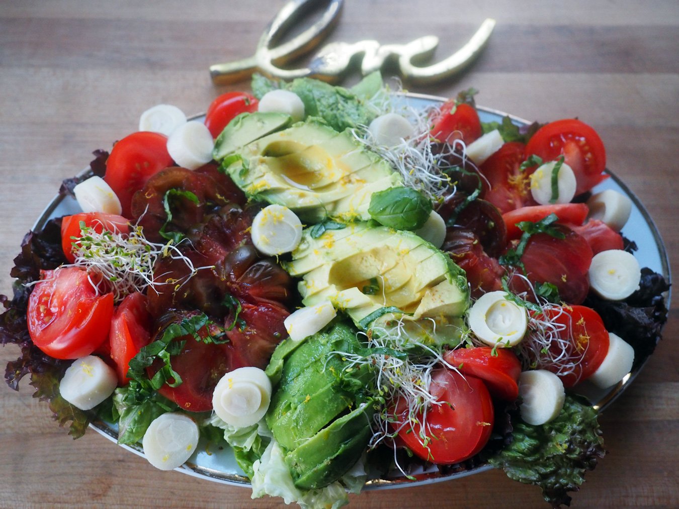 Heirloom Tomato &amp; Avocado Salad