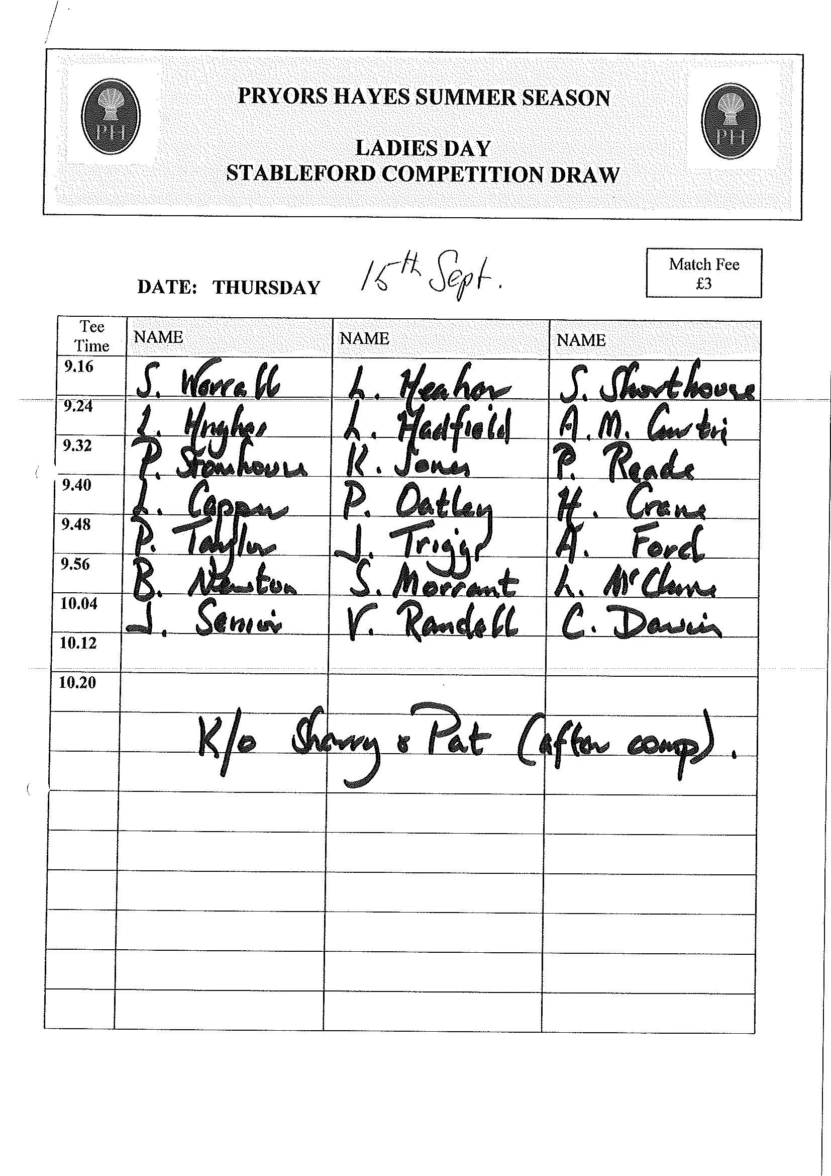 CLUB FITTING SERVICE NOW AVAILABLE