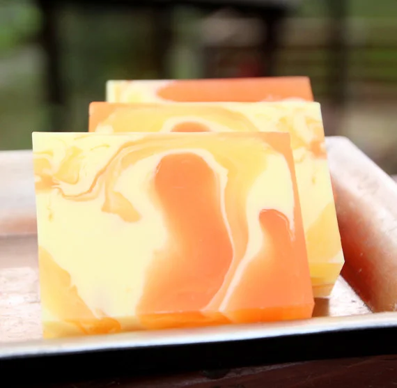 Papaya & Passion Fruit Shea Butter and Glycerin Soap - The Pig and the Peacock