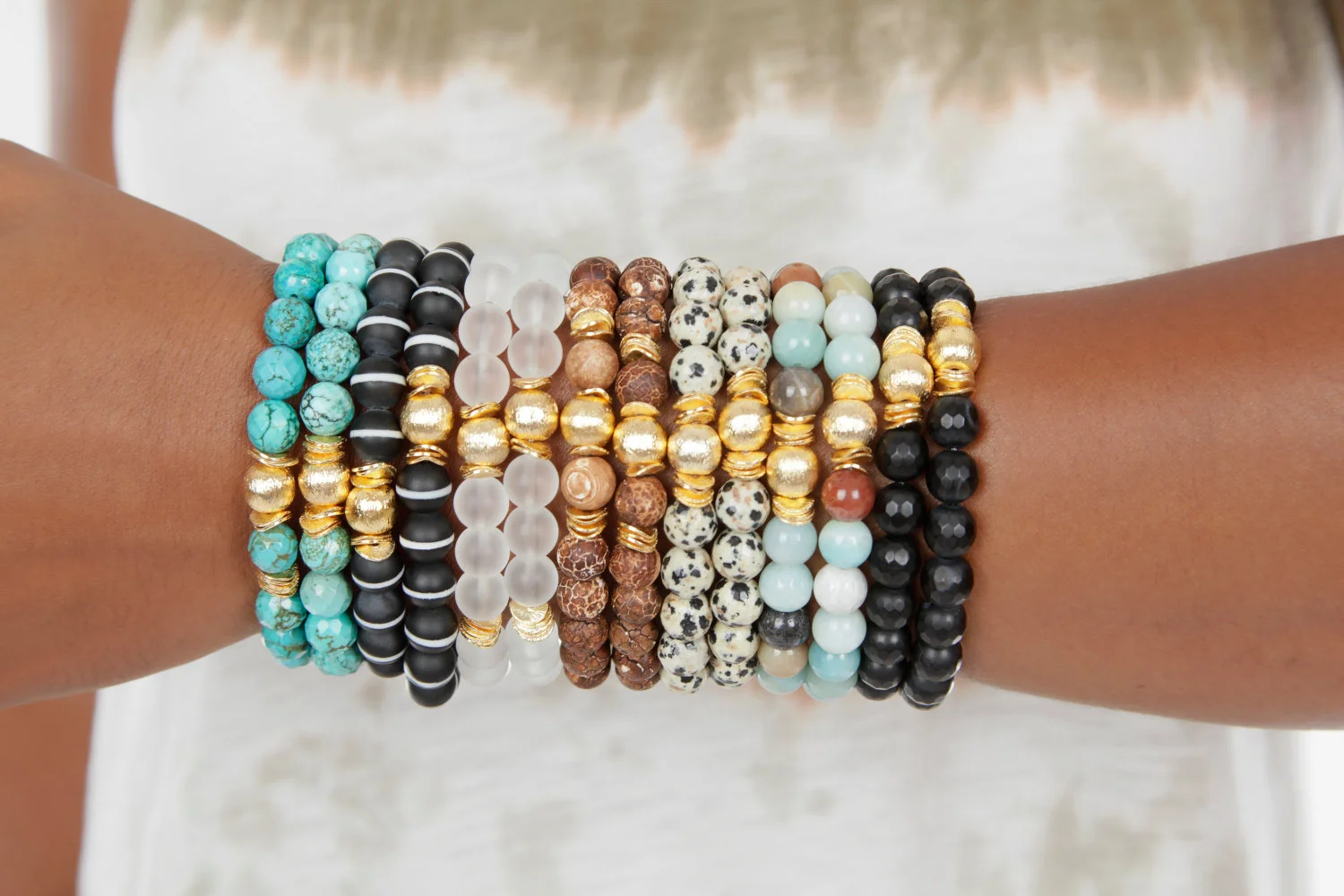 BOHO Natural Bead Bracelets from Expressions Bracelets