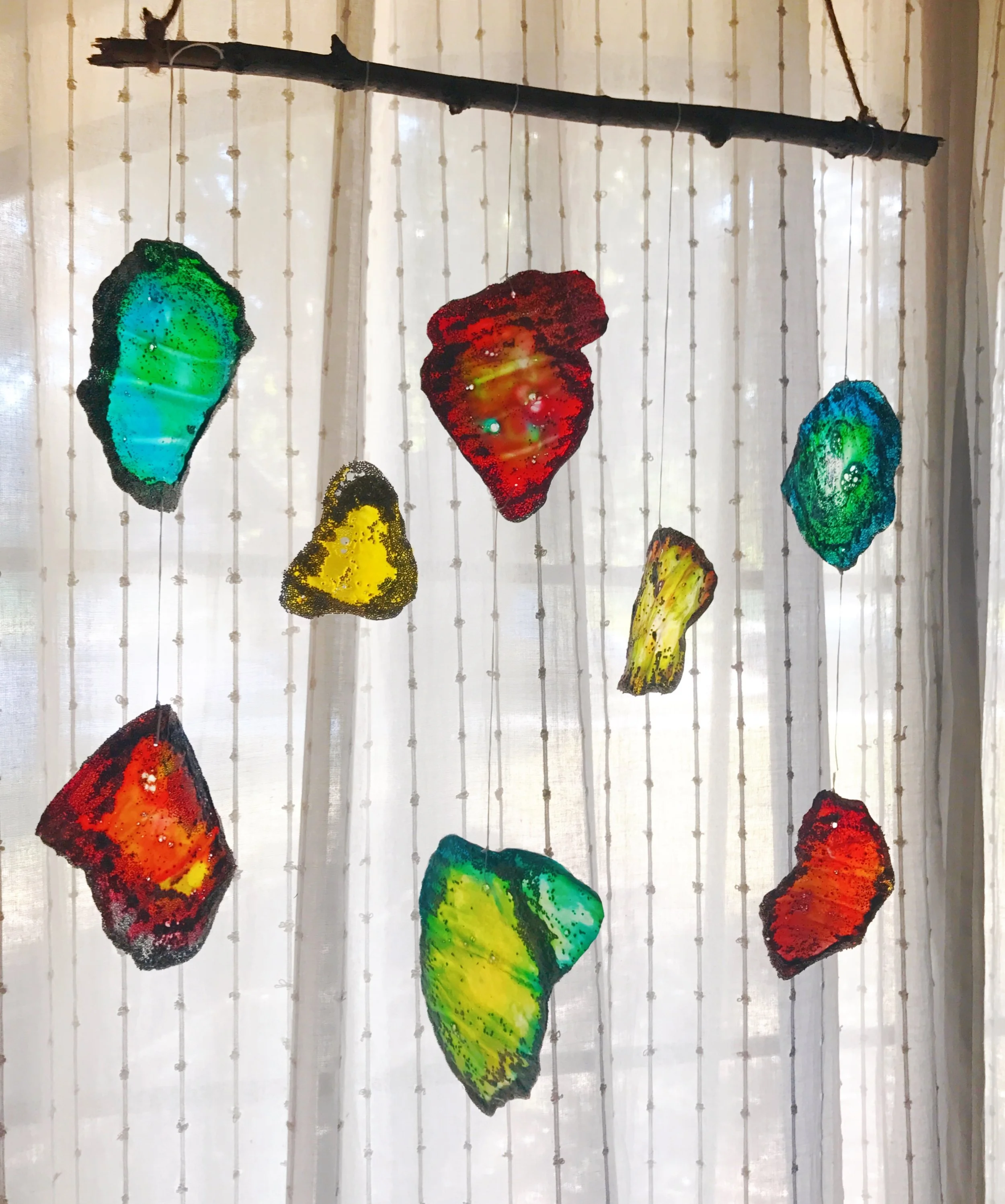 Creativity Camp: Faux Agate Sun Catcher