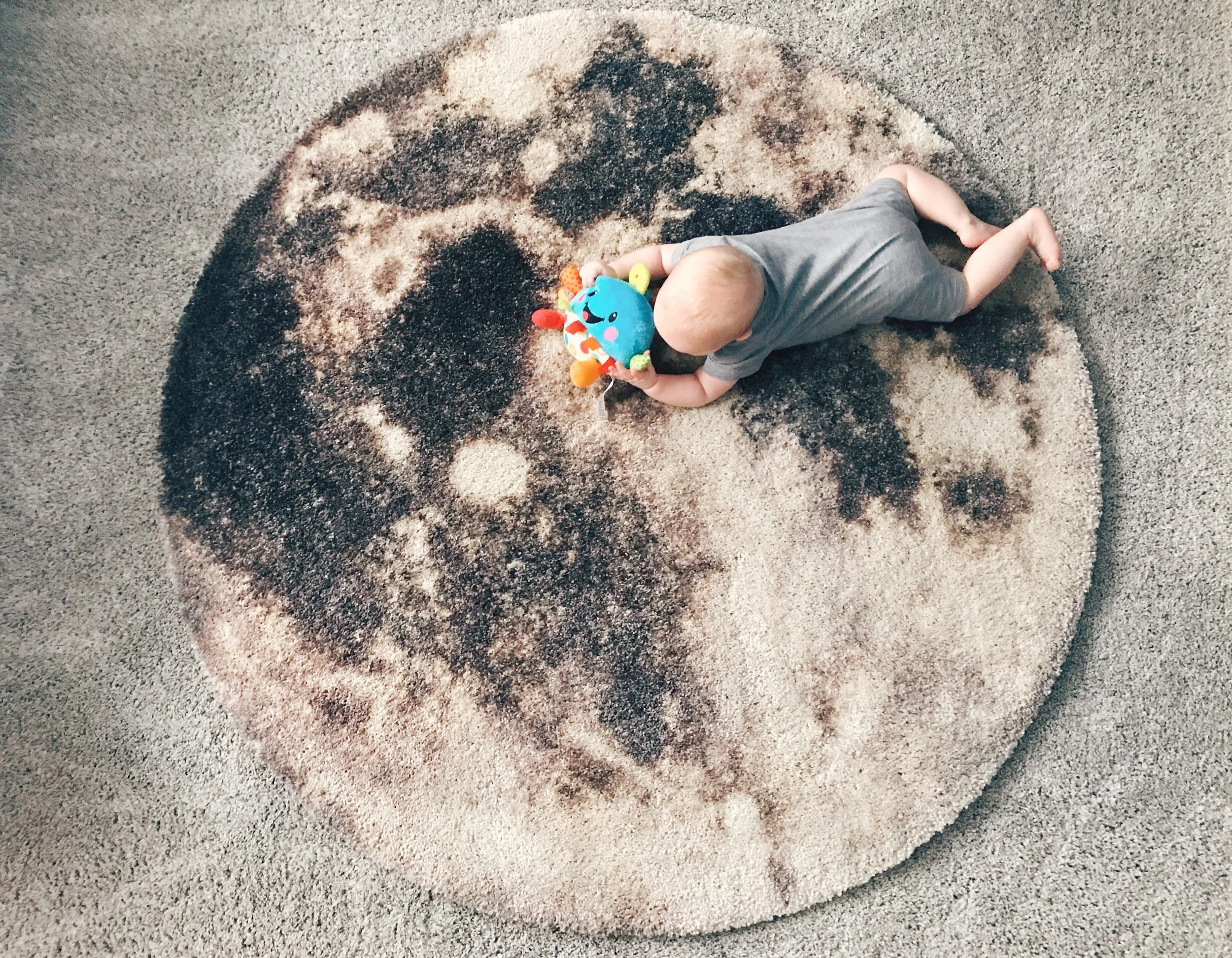 Full Moon Rug IKEA Hack