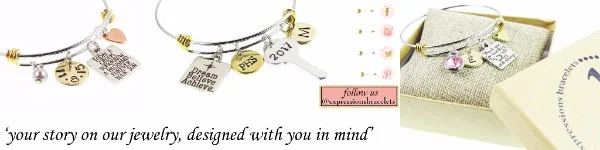 Expressions Bracelets - 20% off all hand-stamped jewelry. No coupon needed. 