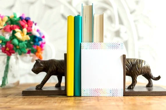 Maybe you would rather list your to-do's on this colorful kantha stitches notepad from tokodots .