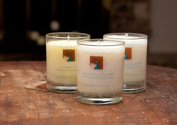 Japanese Cherry Blossom candle by The Pig and The Peacock