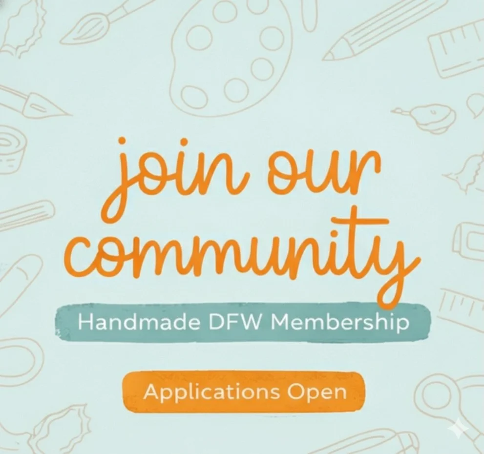 For the first time since COVID, Handmade DFW is accepting members.

Markets came back&hellip; but community takes intention.

We&rsquo;ve missed the deeper layer of what makes this creative ecosystem special &mdash; artists learning from artists, sup
