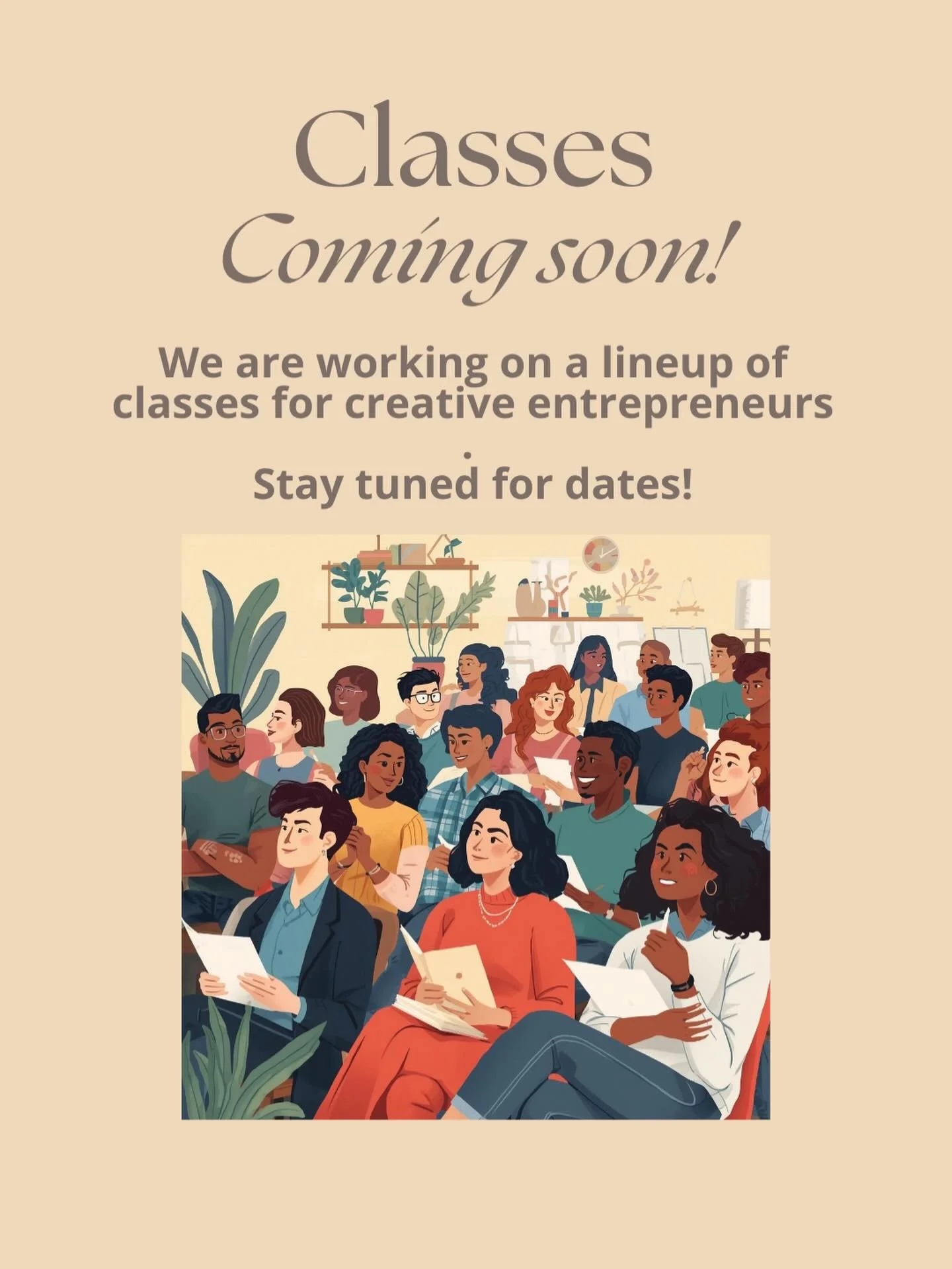 Class Poll: what do you want to learn to help grow your business? Let us know in the comments!

In the past we&rsquo;ve taught everything from ecommerce best practices, product photography, social media marketing, paid ads, SEO, taxes, craft show pre