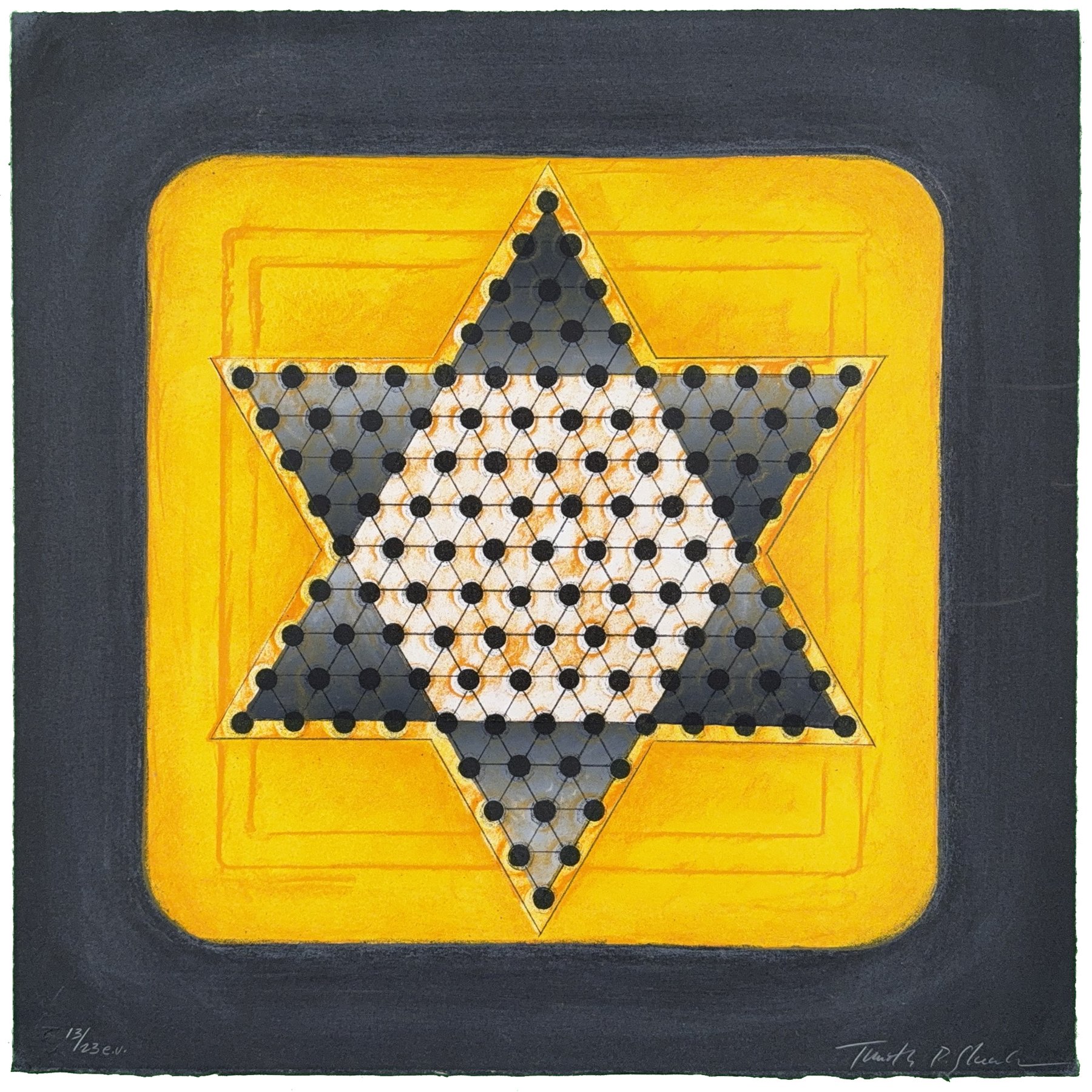 Sternhalma 13:23 e.v. 18%22x18%22 lithograph, 2025 T.Sheesley.jpg