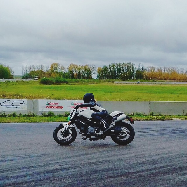 Last year I took my street bike to the track. What an invigorating yet demanding experience. Thank you Joseph Pilates!