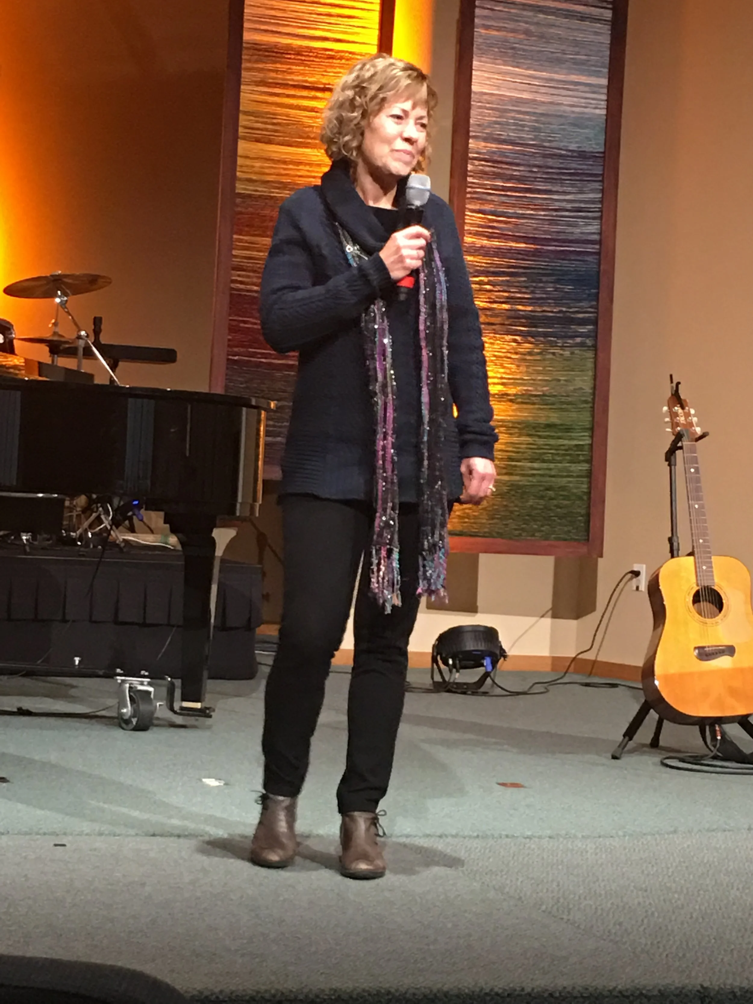 Executive Director, Linda Wiza, at Lakes Free