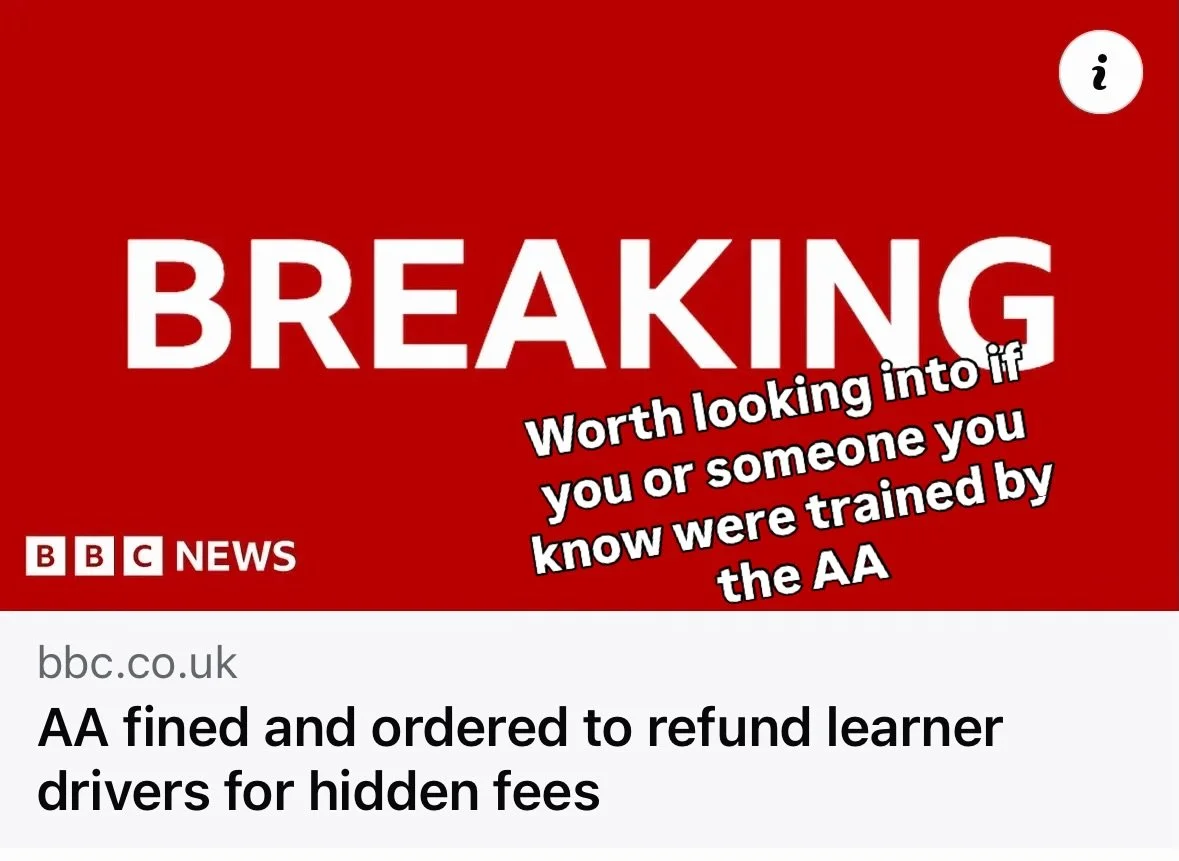 Hidden costs and overcharging? Companies should be transparent with their charges. #drivingschool #learntodrive #roadsafety