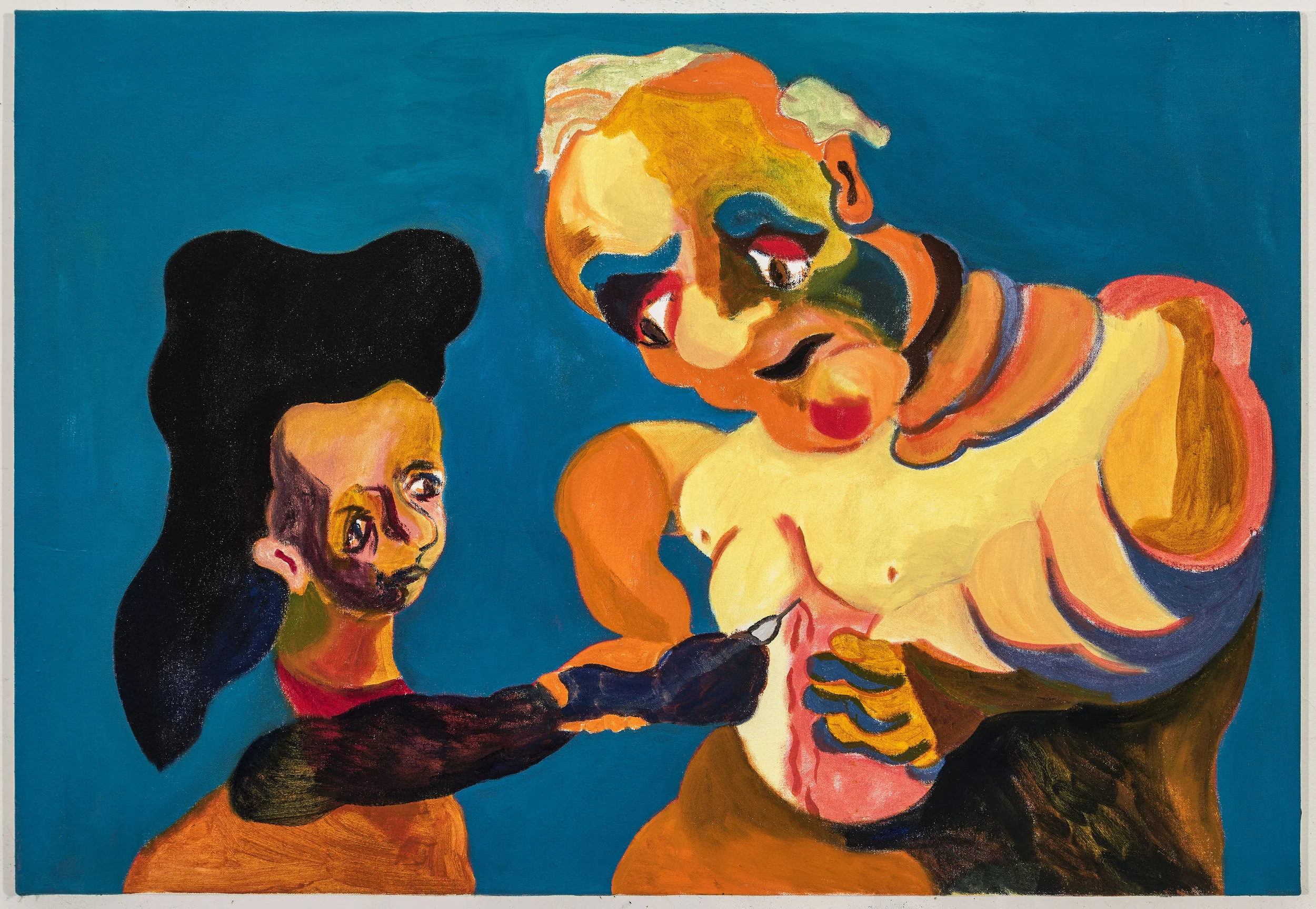 Overtaking the Fake Power (Dune), Oil on Canvas, 28x40, 2014-17